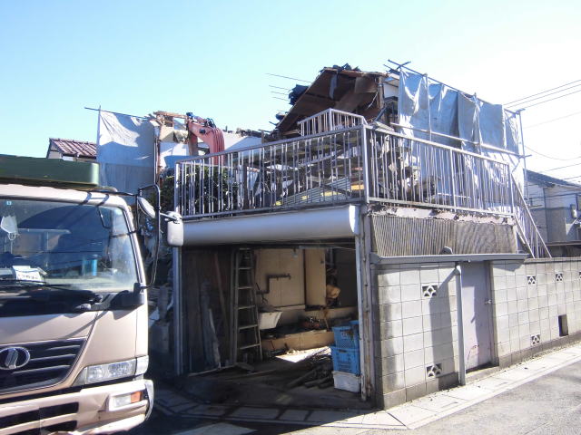 木造家屋の解体工事１