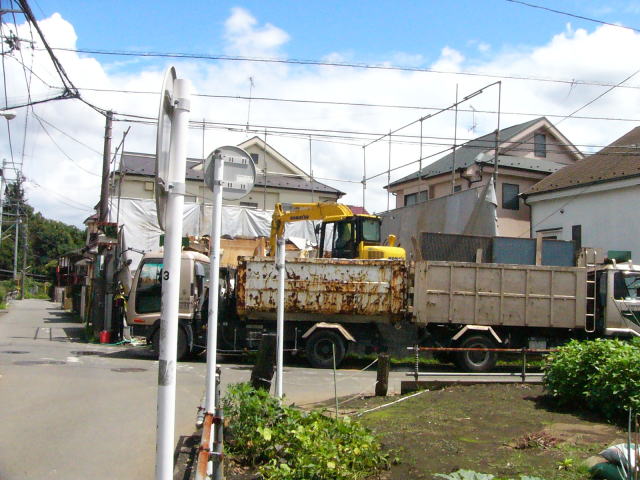 木造住宅の解体工事２